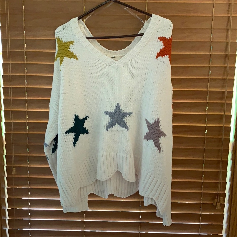 COPY (other listing cancelled). Entro semi cropped chenille sweater - Large